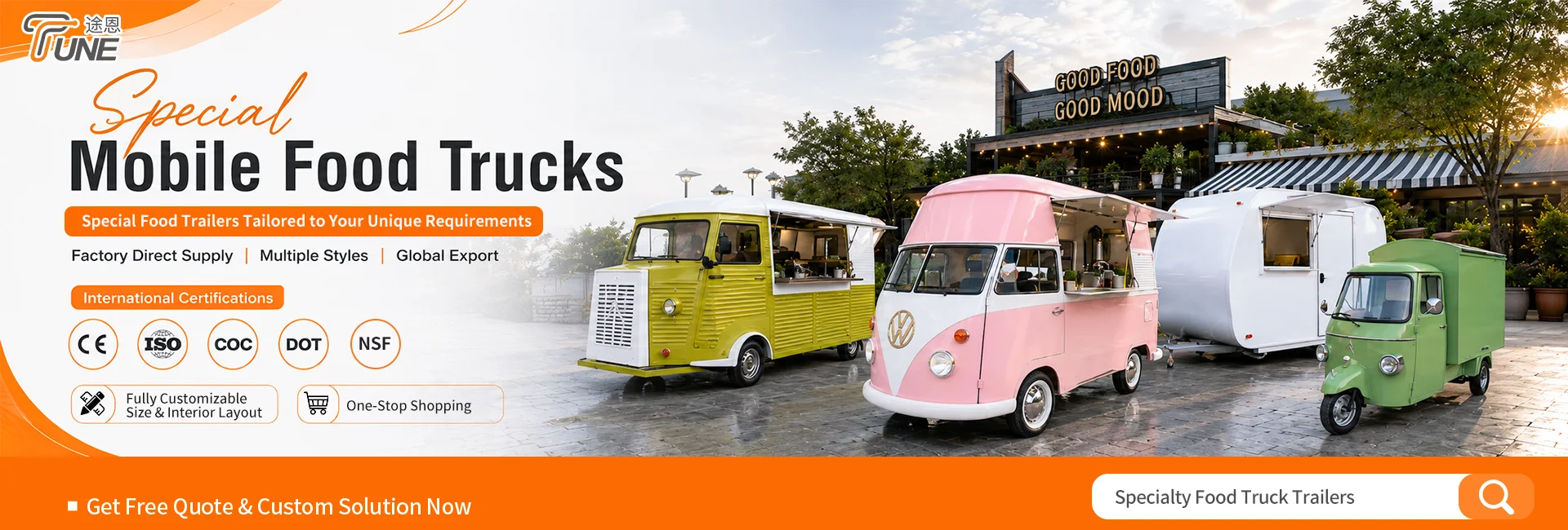 Janari mugikor komertzial-trailer fabrika Txina - TUNE