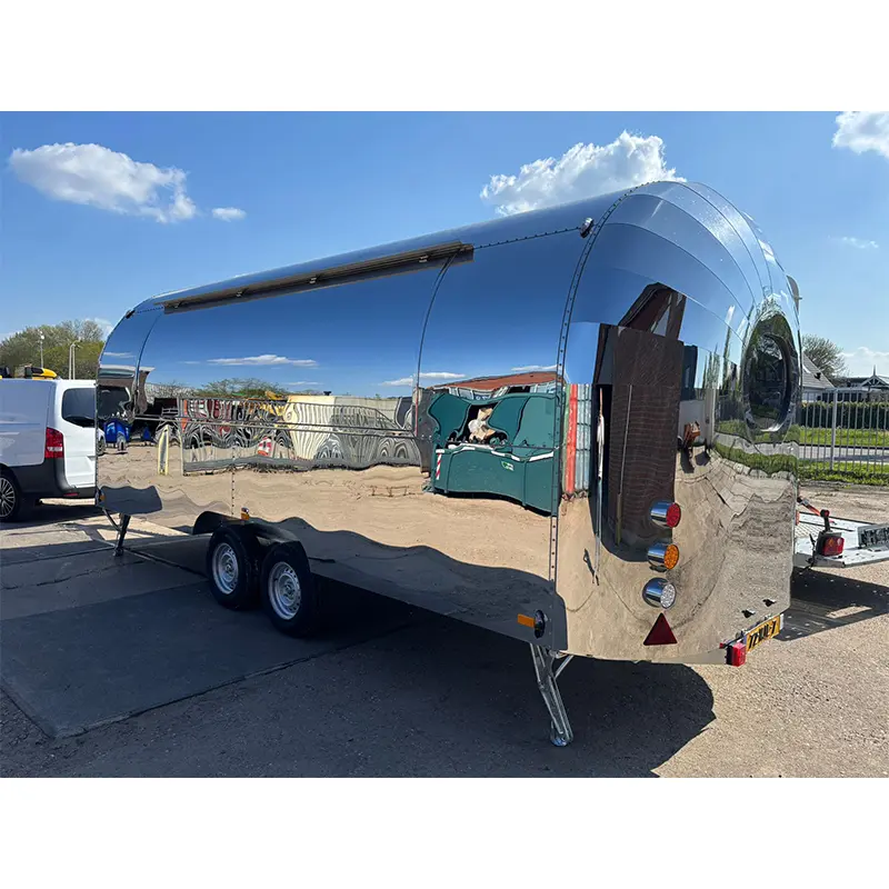 Ardatz bikoitzeko Heavy Duty Airstream Trailer