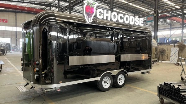 Matte Black Airstream Trailer